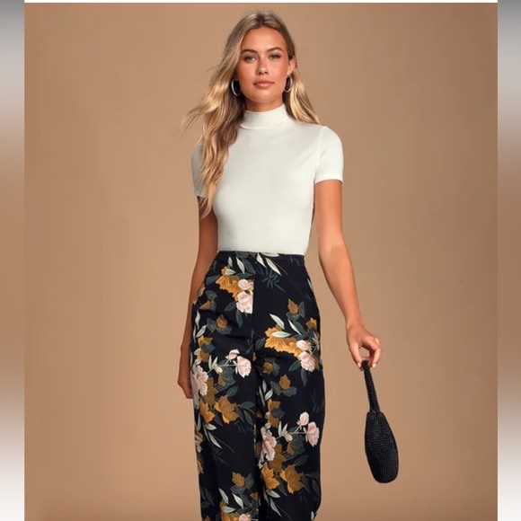 Lulus Bedford White Mock Neck Top - Picture 2 of 6